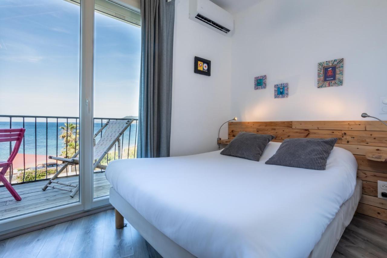 Hotel Almanarre Plage - Hotel Eco-Responsable Face A La Mer Йер Экстерьер фото