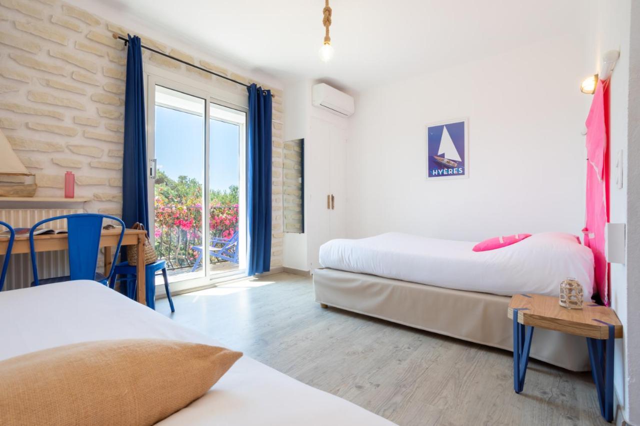Hotel Almanarre Plage - Hotel Eco-Responsable Face A La Mer Йер Экстерьер фото