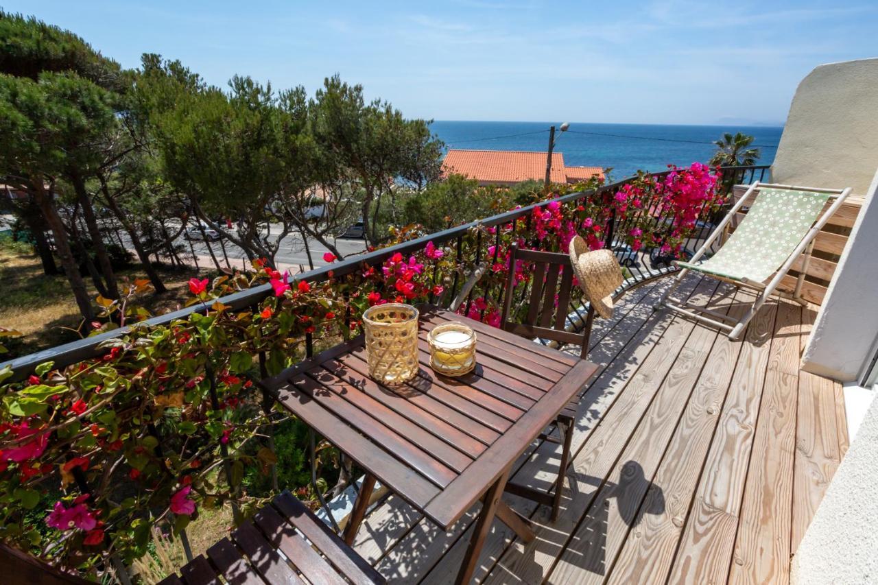 Hotel Almanarre Plage - Hotel Eco-Responsable Face A La Mer Йер Экстерьер фото